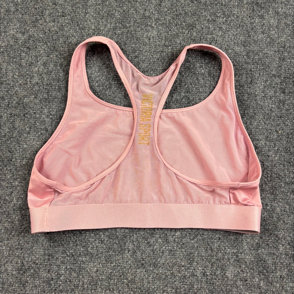 VICTORIA SPORT The Player by Victoria’s Secret Pink Racerback Sport Bra size: XL - Picture 2 of 7